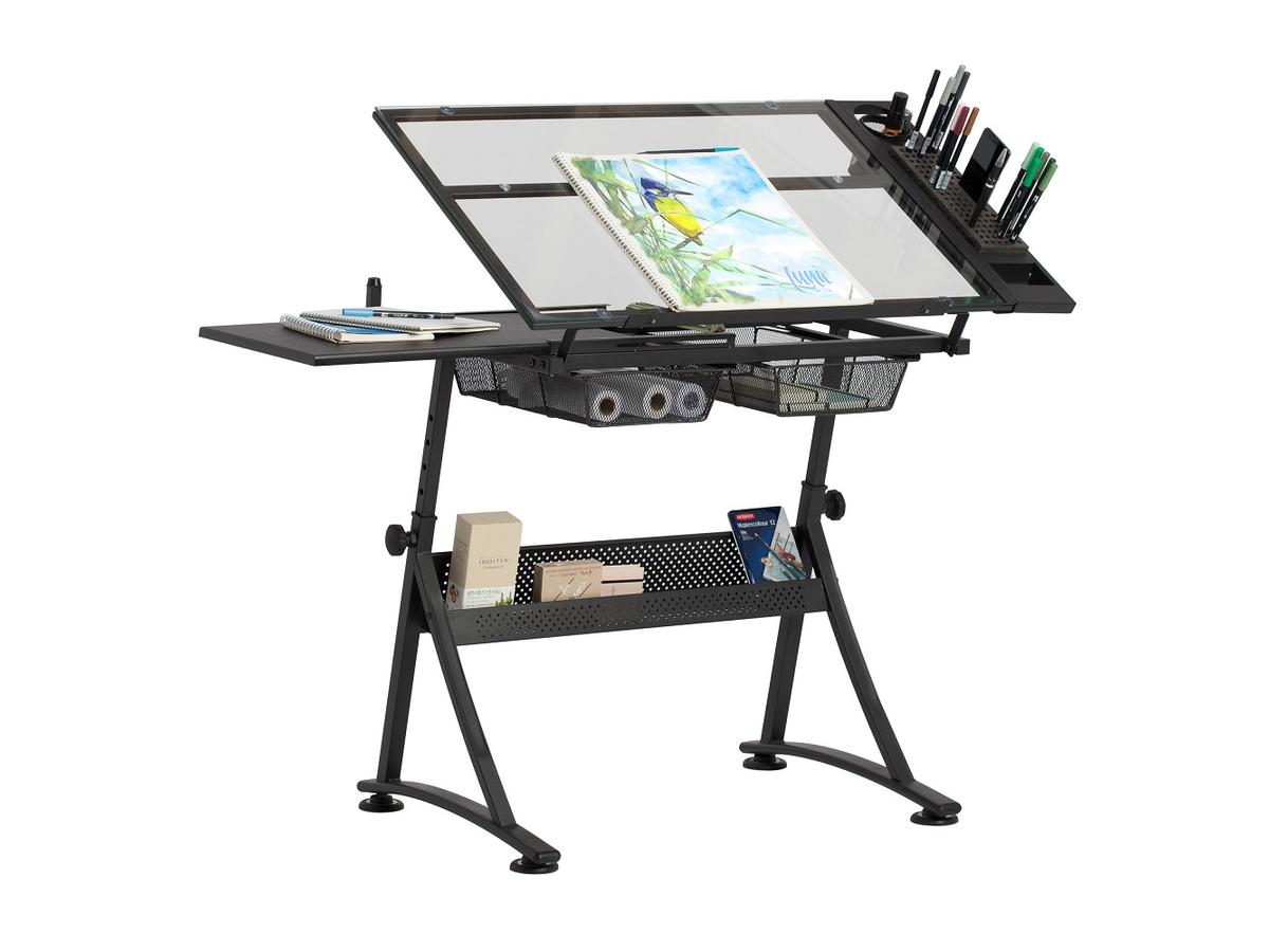 STUDIO-DESIGNS FUSION ZEICHENTISCHE MIT GLASS TOP 3