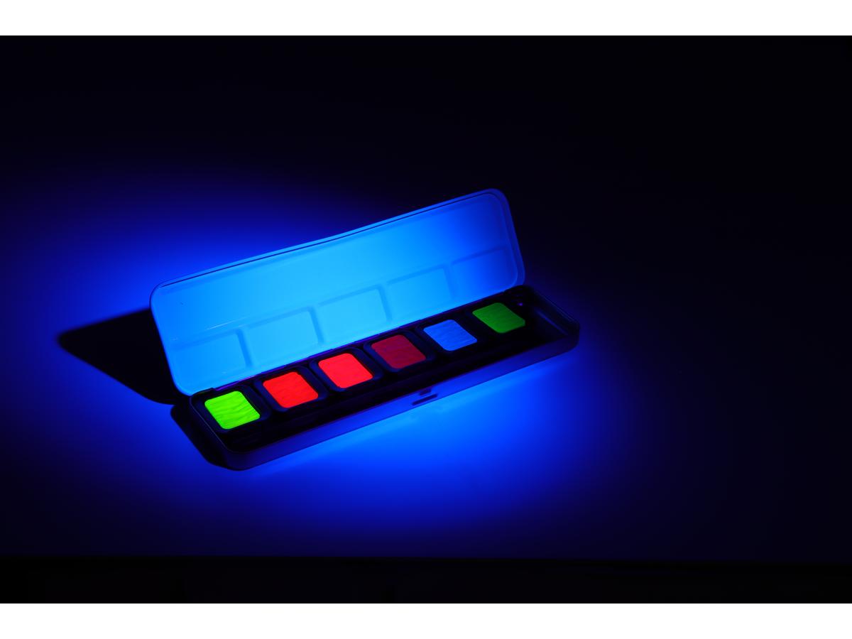 FINETEC WASSERFARBEN SET NEON 6X 4