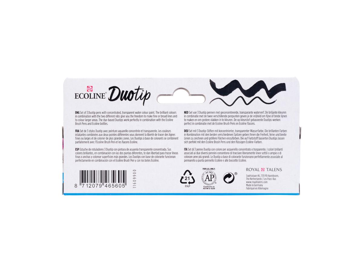 TALENS ECOLINE DUOTIP MARKER SET PRIMÄR 3 STÜCK 5