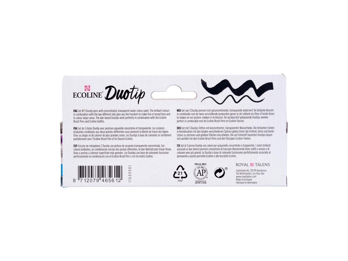 TALENS ECOLINE DUOTIP MARKER SET SEKUNDÄRFARBEN 3 STÜCK 5