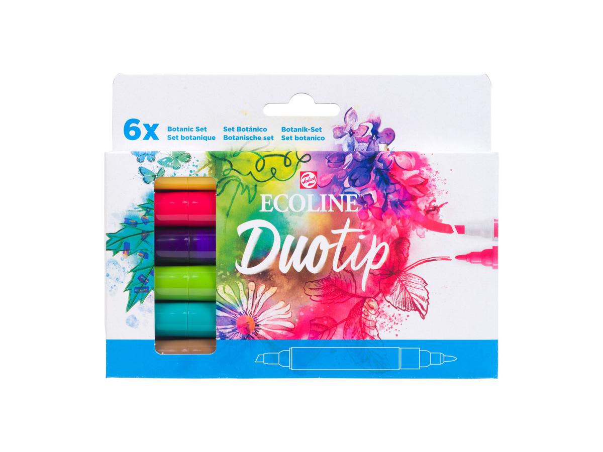 TALENS ECOLINE DUOTIP MARKER SET BOTANISCH 6 STÜCK 4