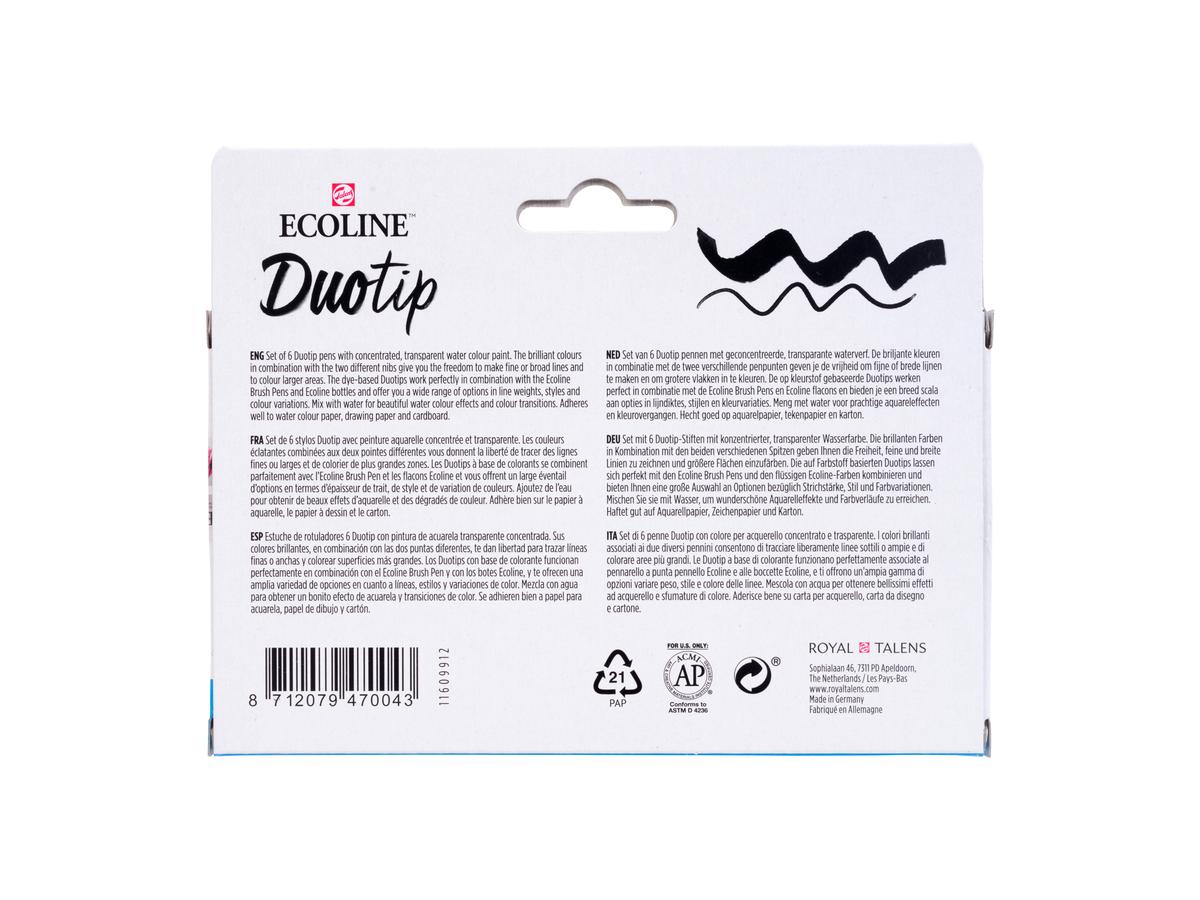 TALENS ECOLINE DUOTIP MARKER SET BOTANISCH 6 STÜCK 5
