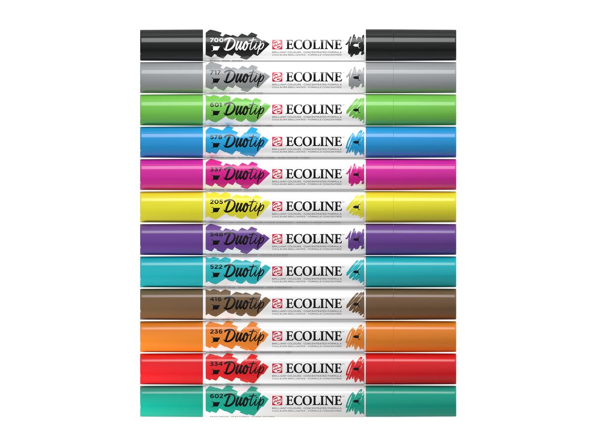 TALENS ECOLINE DUOTIP MARKER SET BASIS 12 STÜCK 3