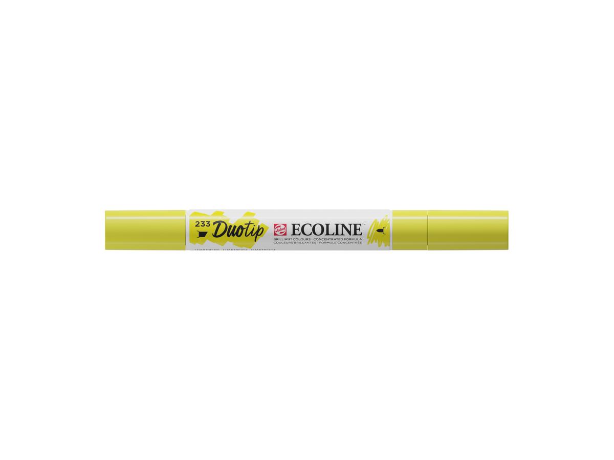 TALENS ECOLINE DUOTIP MARKER CHARTREUSE 233 3