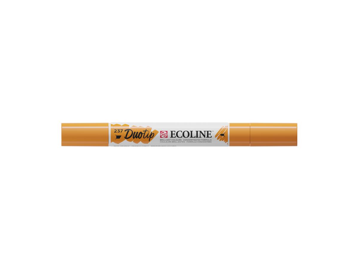 TALENS ECOLINE DUOTIP MARKER DUNKEL ORANGE 237 3