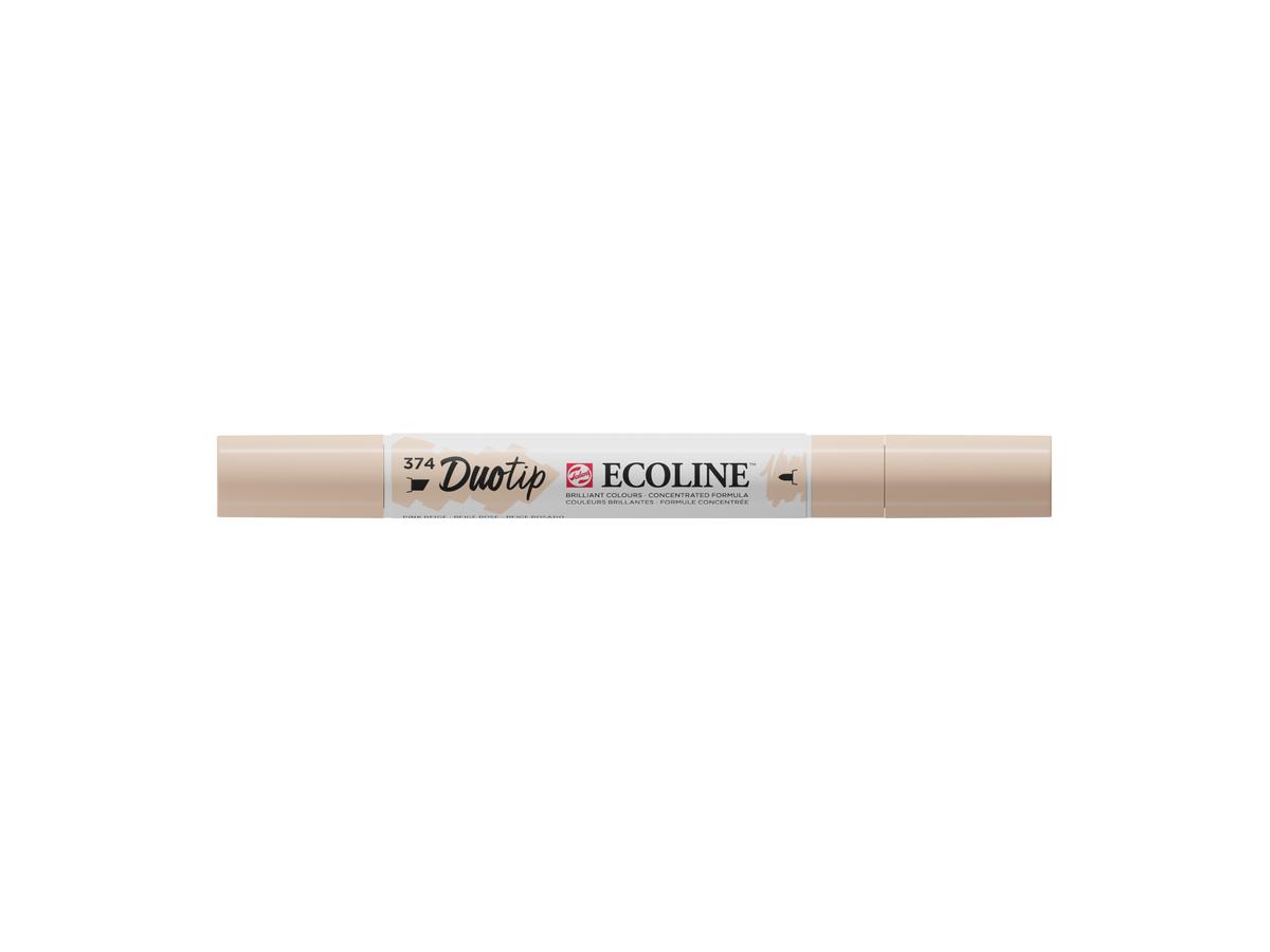 TALENS ECOLINE DUOTIP MARKER ROSA BEIGE 374 3