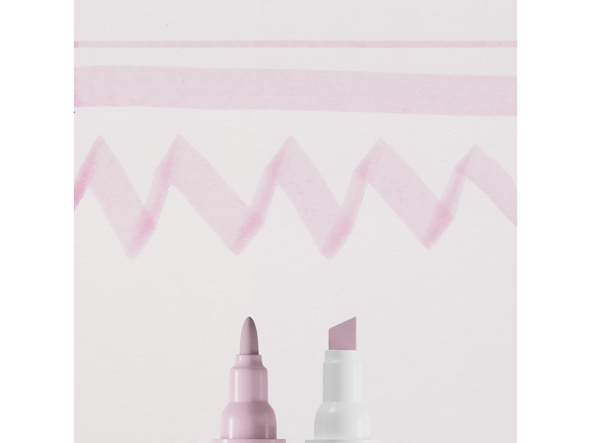 TALENS ECOLINE DUOTIP MARKER PASTELL ROSA 390 2