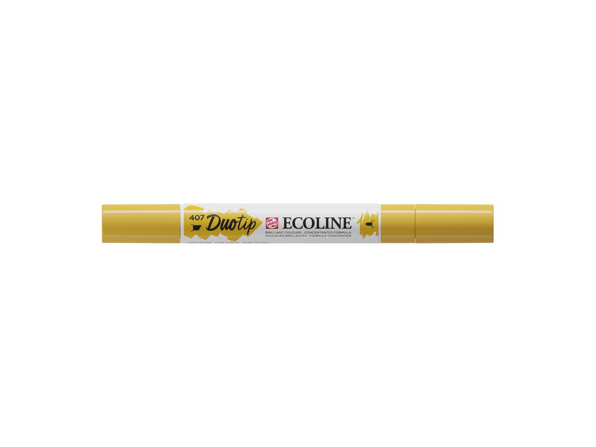 TALENS ECOLINE DUOTIP MARKER DUNKLER OCKER 407 3