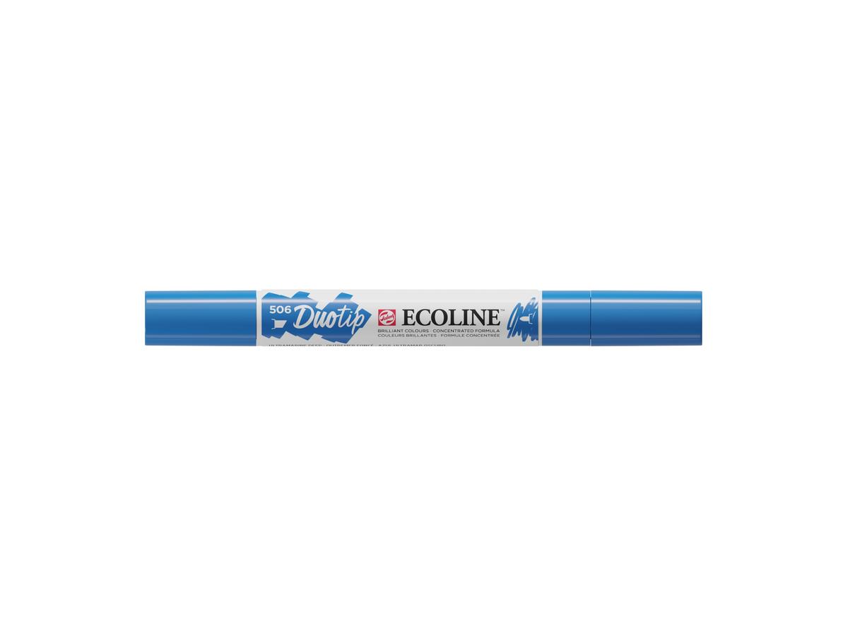 TALENS ECOLINE DUOTIP MARKER ULTRAMARIN DUNKEL 506 3