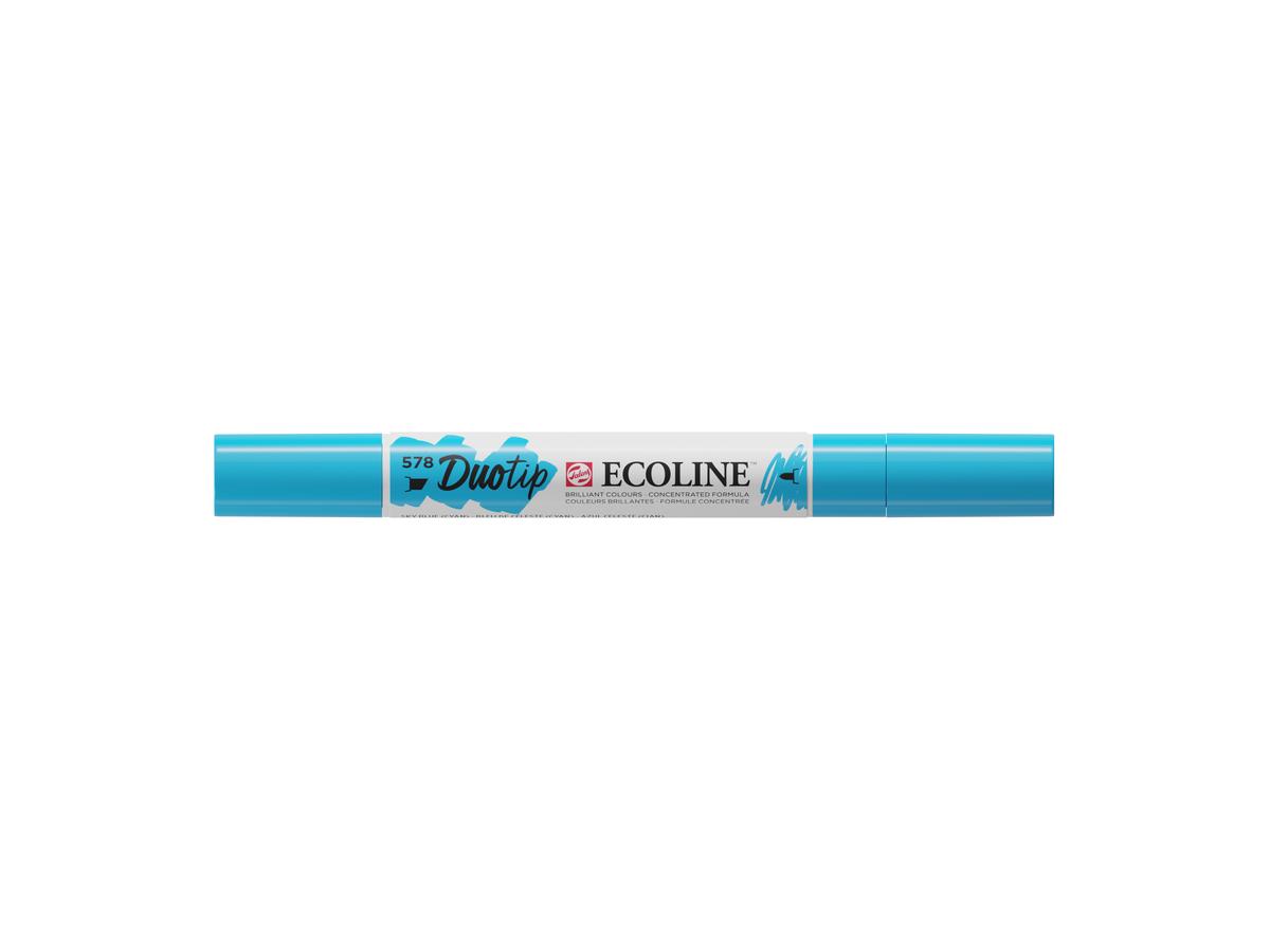 TALENS ECOLINE DUOTIP MARKER HIMMELBLAU (ZYAN) 3