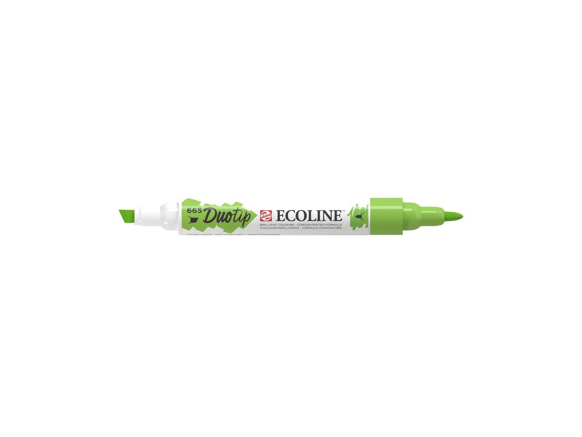 TALENS ECOLINE DUOTIP MARKER FRÜHLINGSGRÜN 665 3