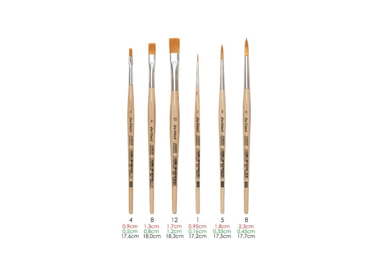 DA VINCI JUNIOR STARTER 4218 PINSEL SET 6 TEILIG 2