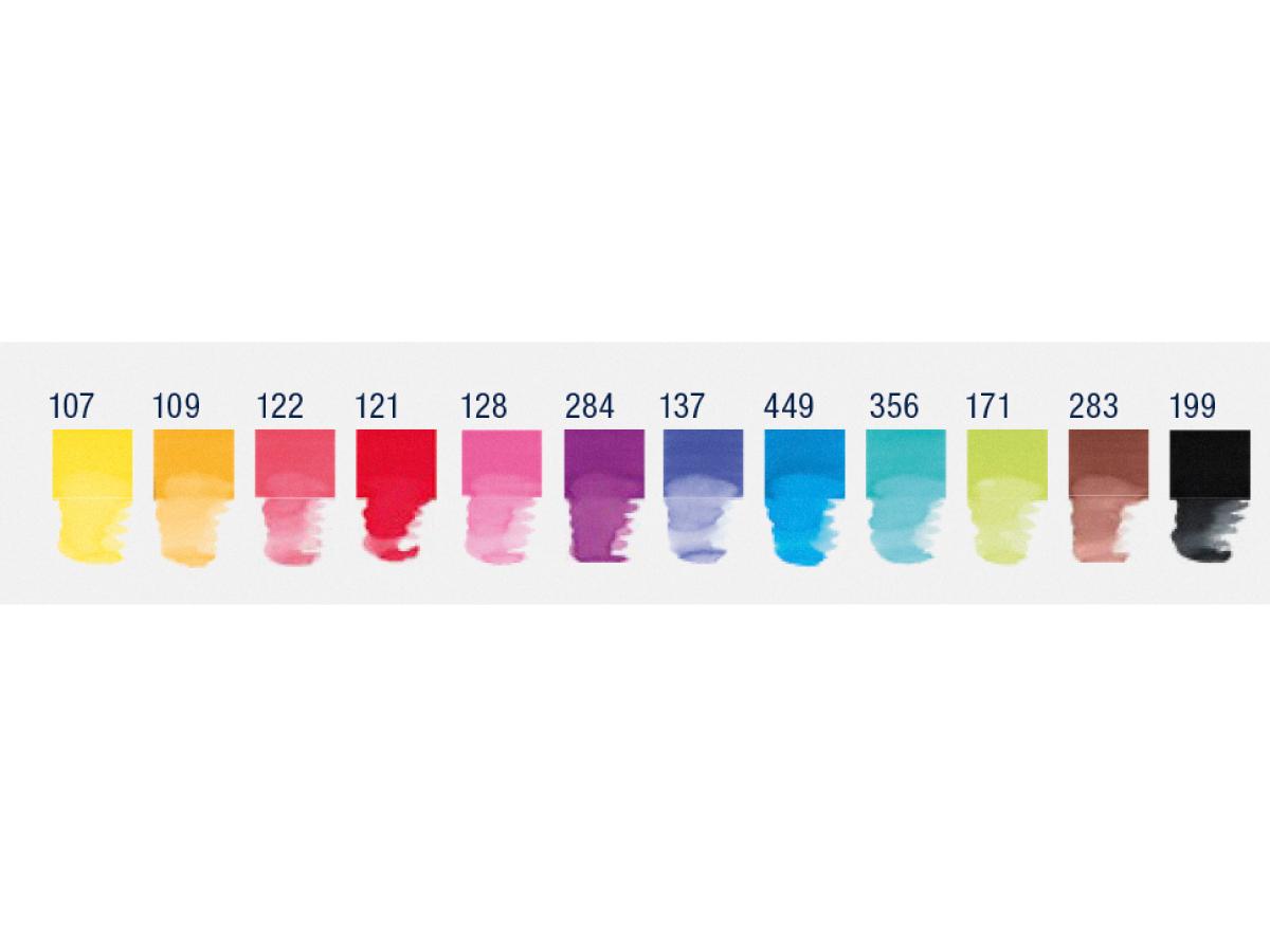 FABER-CASTELL GOLDFABER AQUA DUAL MARKERSET 12STUKS 2