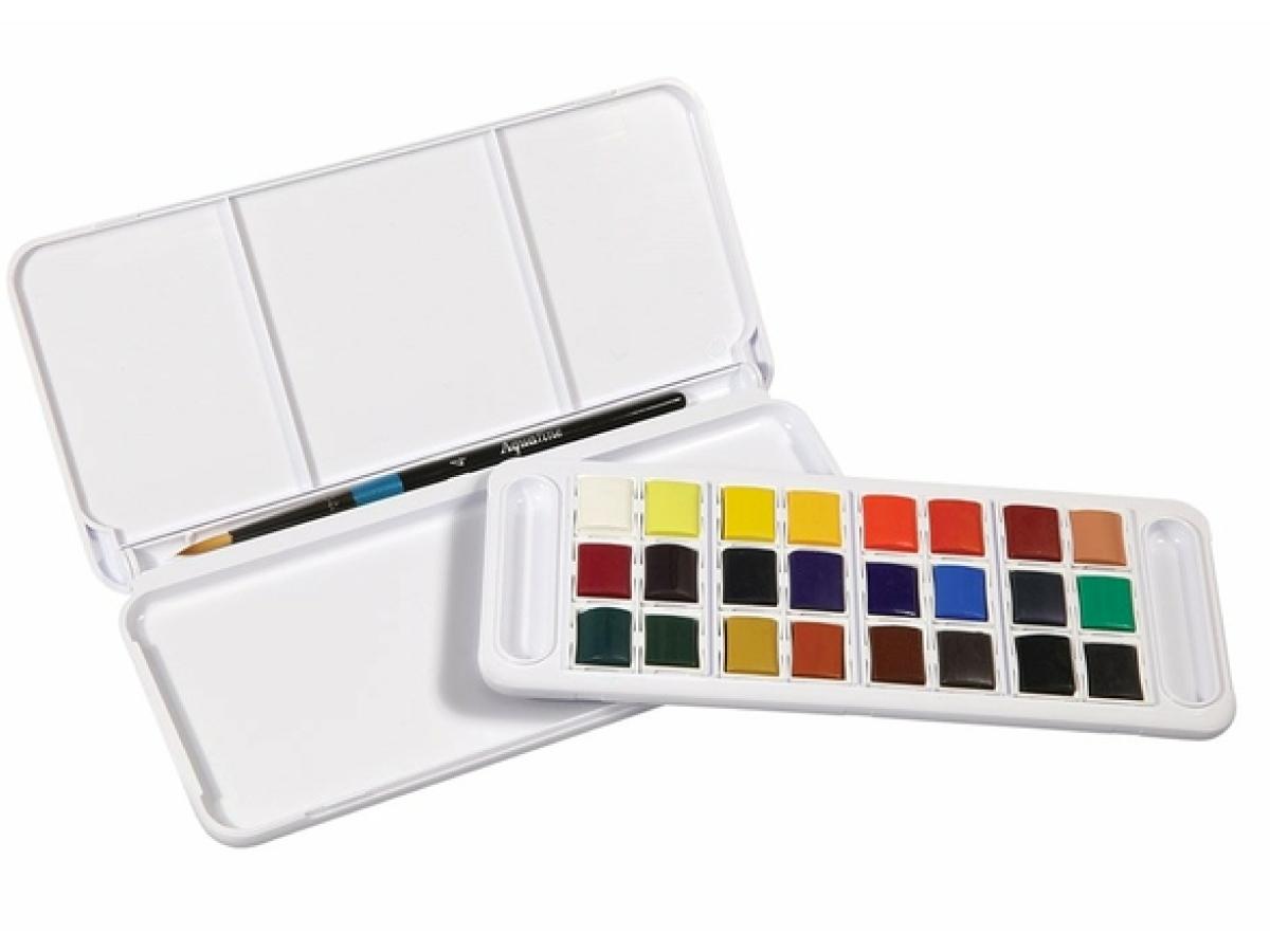 DALER ROWNEY AQUAFINE AQUARELLFARBEN SET 24 FARBEN 2