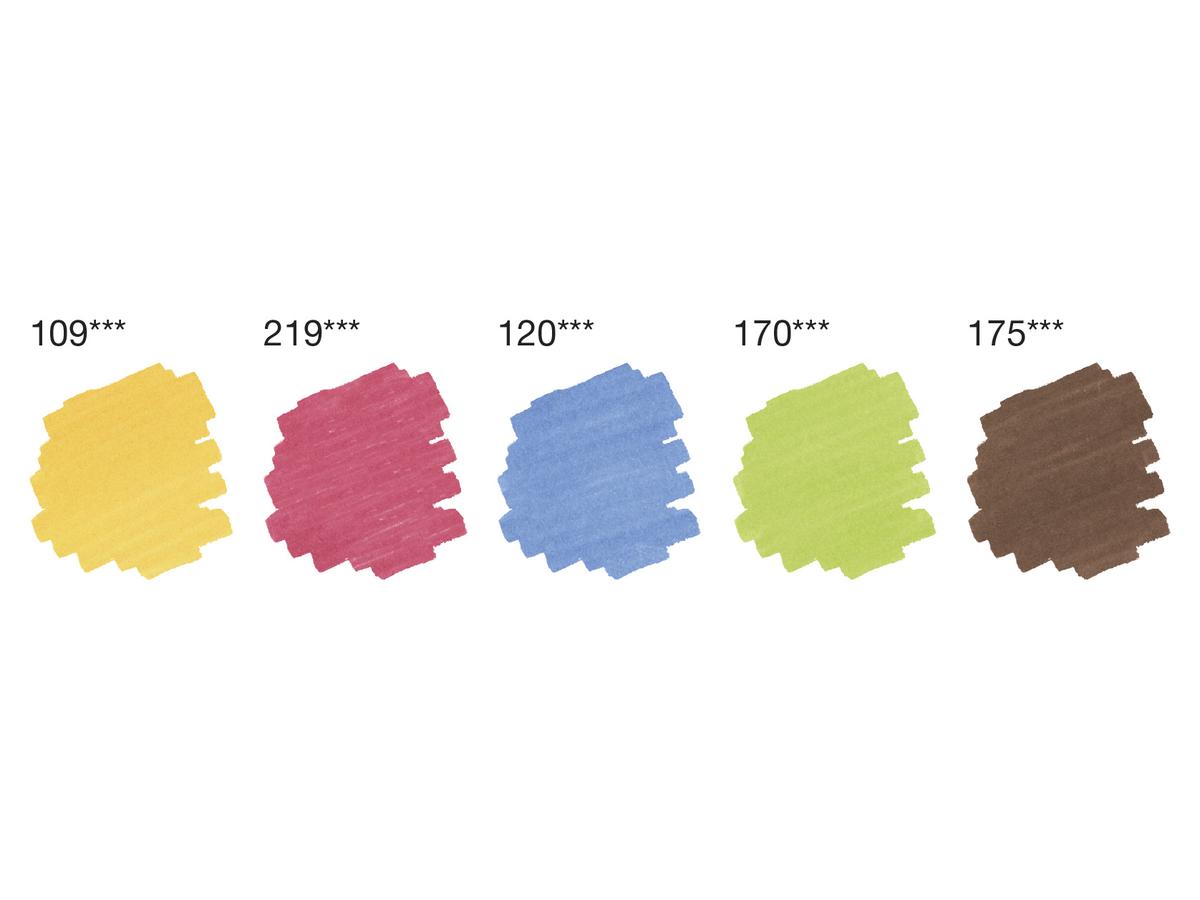 FABER-CASTELL PITT ARTIST PEN DUAL MARKER SET 5X 3