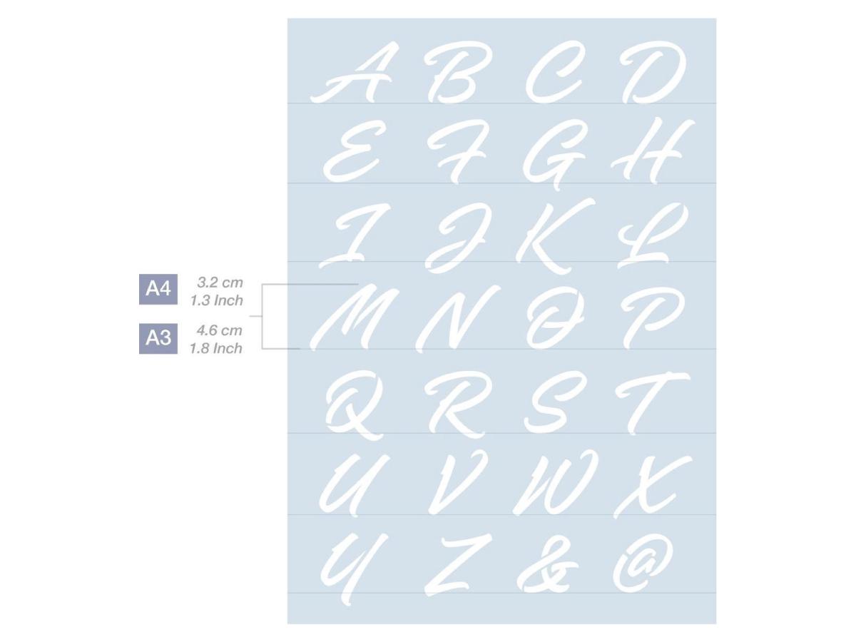 QBIX SCHABLONEN ORNAMENTAL SET A4 7