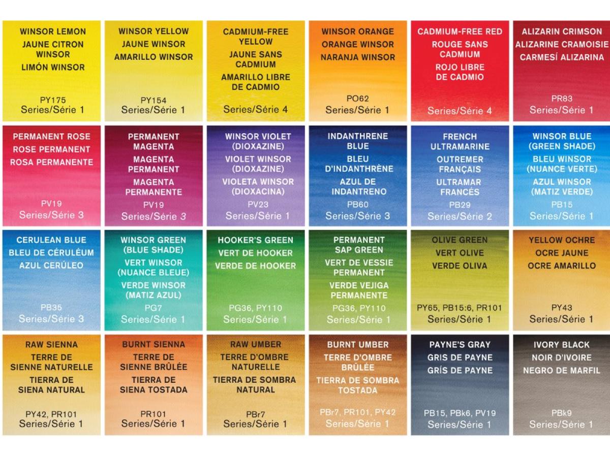 WINSOR & NEWTON AQUARELLFARBEN SET COMPLETE TRAVEL TIN 24X 1/2 NAPF 2