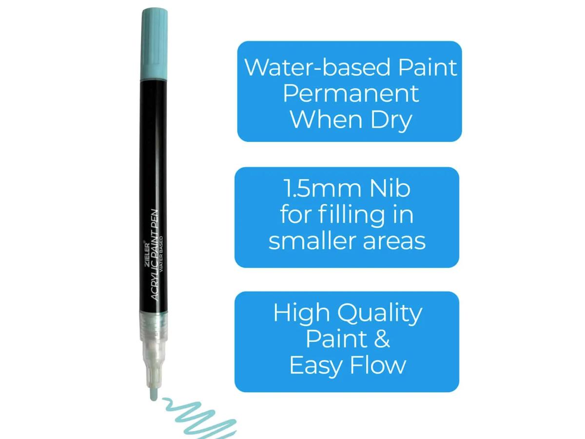 ZIELER PAINT MARKER SET 2,5MM SPITZE PASTELL 12 STÜCK 3