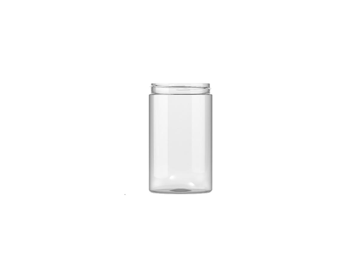 DURCHSICHTIGES PLASTIKGEFÄSS 400ML MIT BREITEM HALS 2