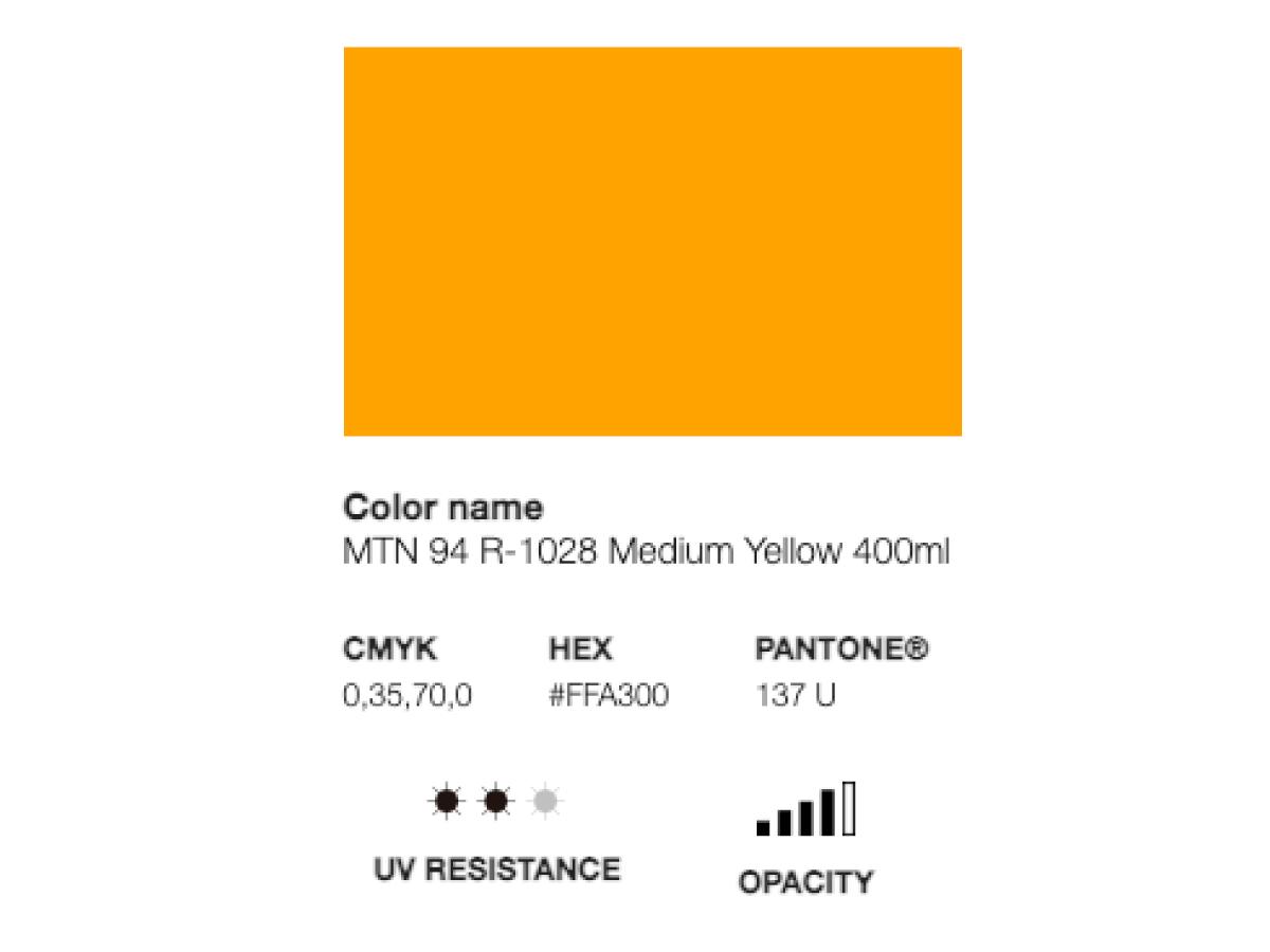 MONTANA 94 400ML RV-1028 MEDIUM YELLOW 2