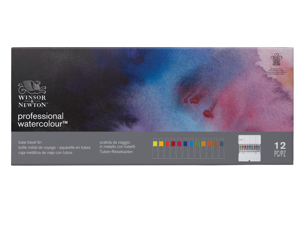 WINSOR & NEWTON PROFESSIONAL WATERCOLOUR SET 12X 2