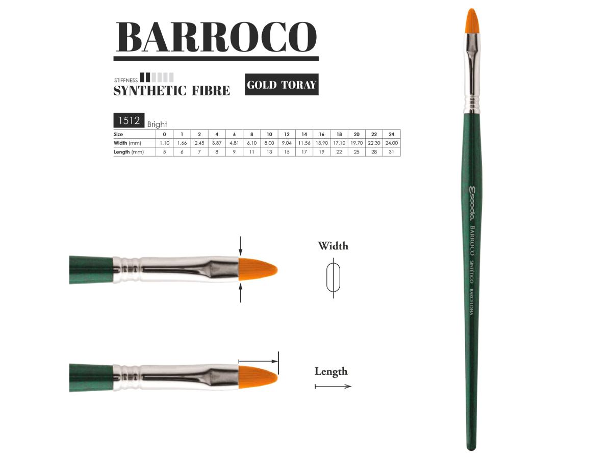 ESCODA BARROCO GOLD TORAY 1512 NR.4  FLACH 2