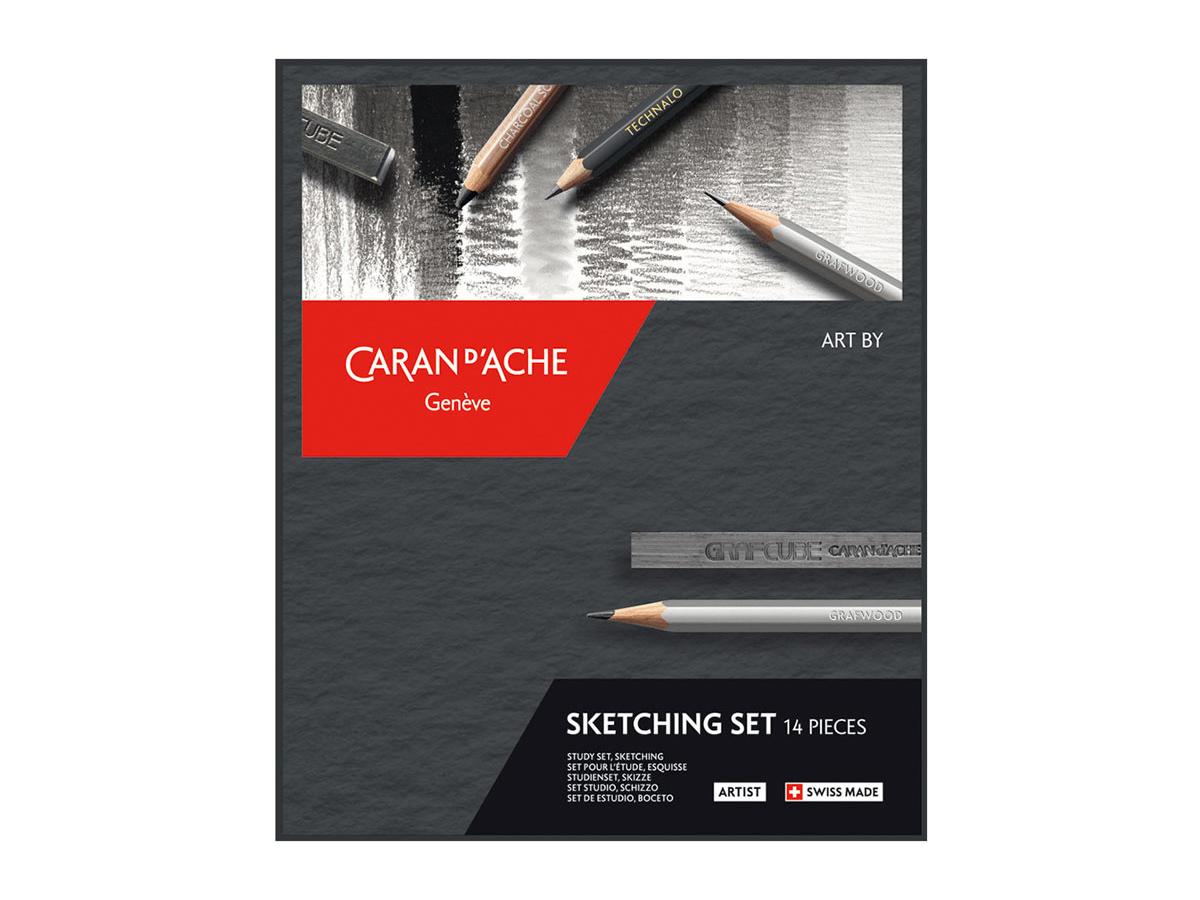 CARAN D'ACHE ARTIST SKIZZIER SET 14 STÜCK 2