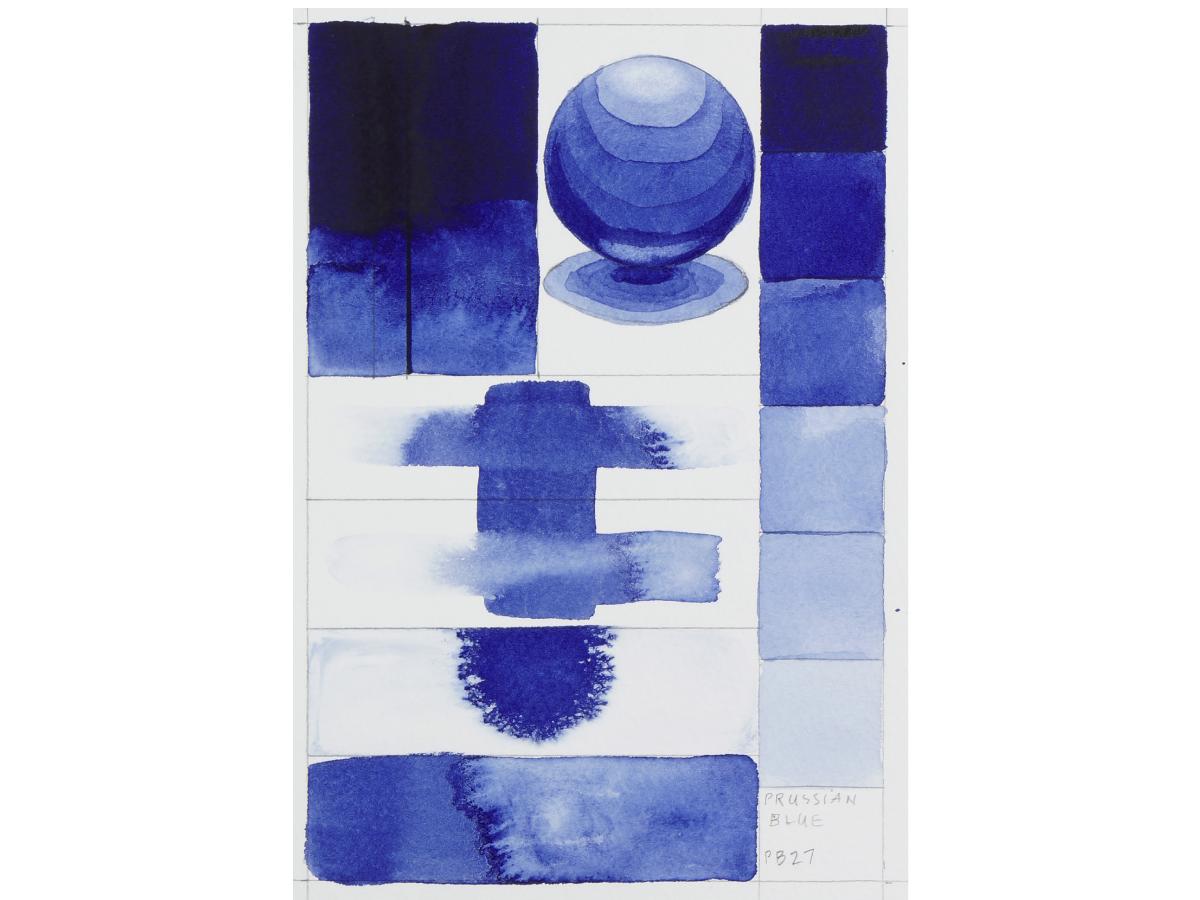 GOLDEN QOR WATERCOLOR 11ML SERIE 1 PRUISSIAN BLUE 340 2