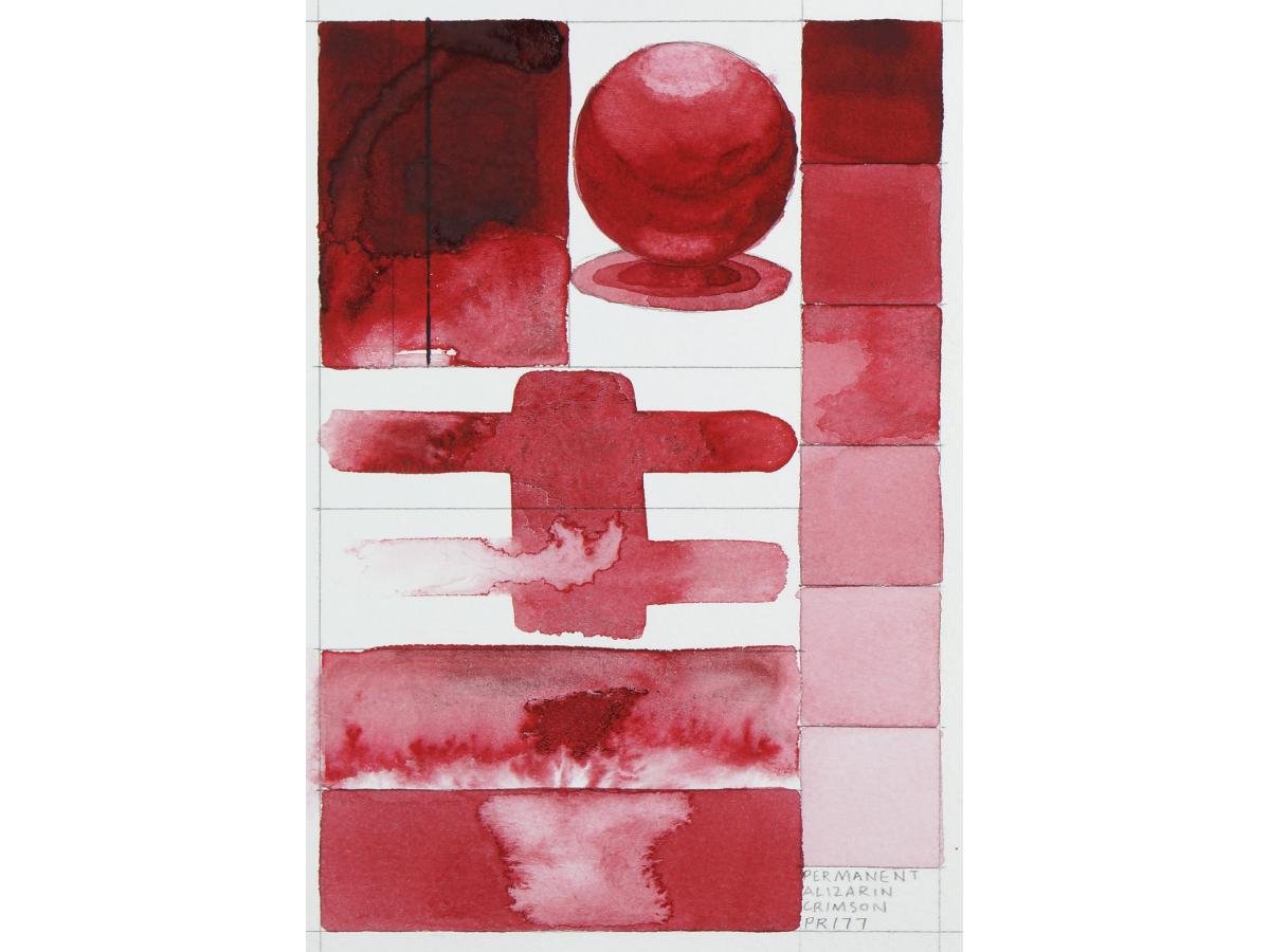GOLDEN QOR WATERCOLOR 11ML SERIE 3 PERMANENT ALIZARIN CRIMSON 240 2