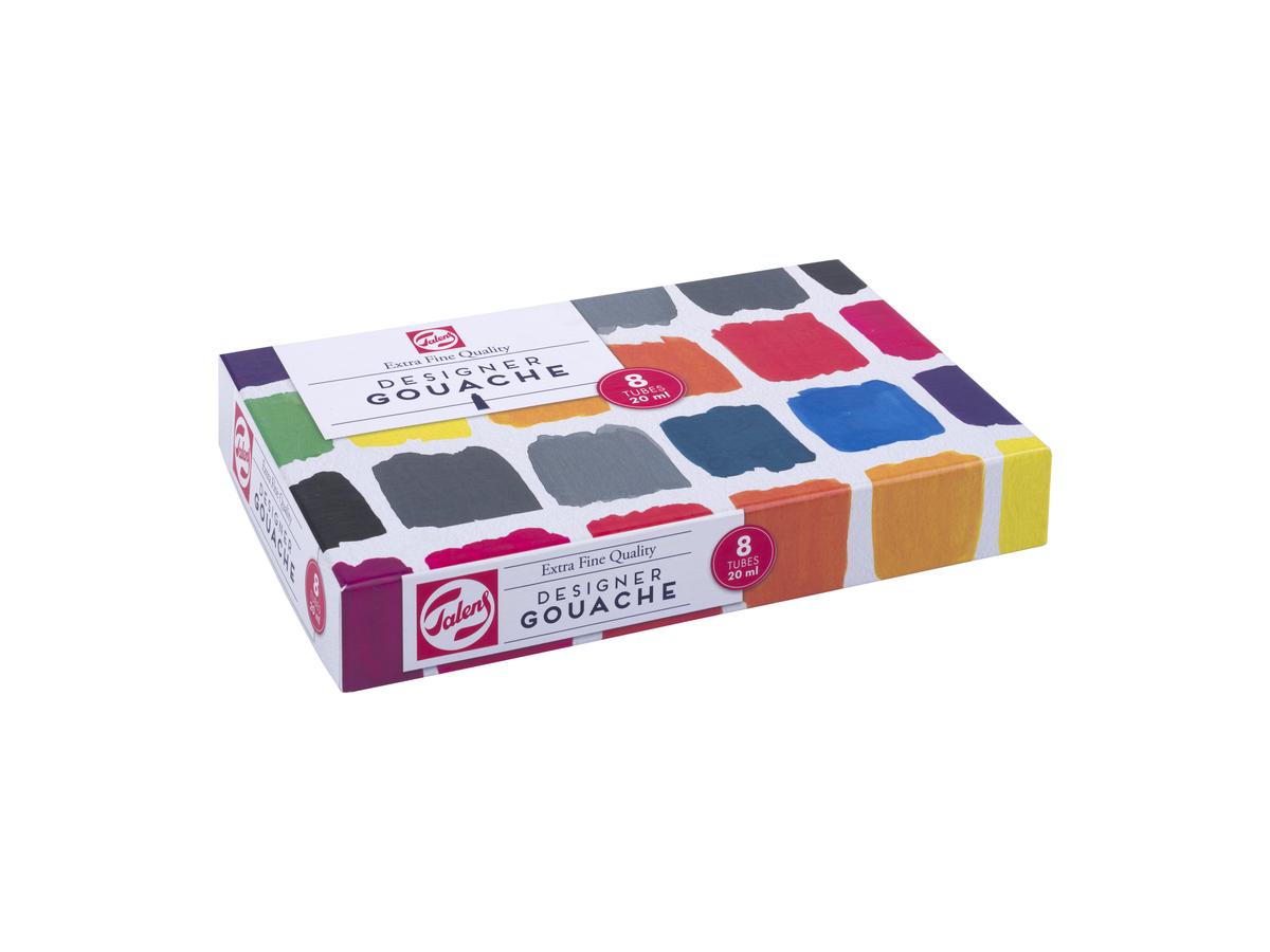 TALENS GOUACHE EXTRA FINE MISCH SET 8X20ML 2