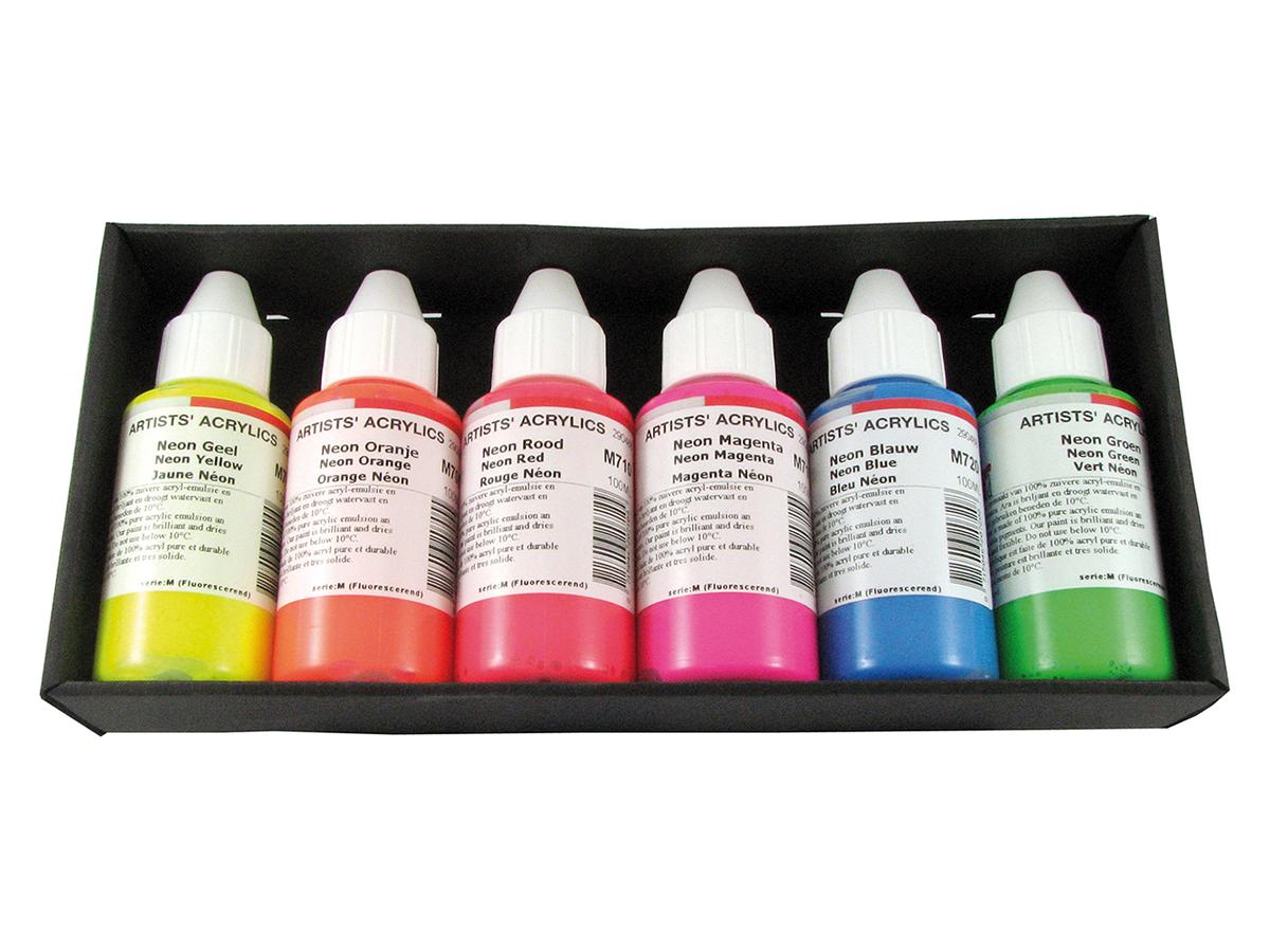 ARA ACRYL NEON SET 6 X 100ML 2