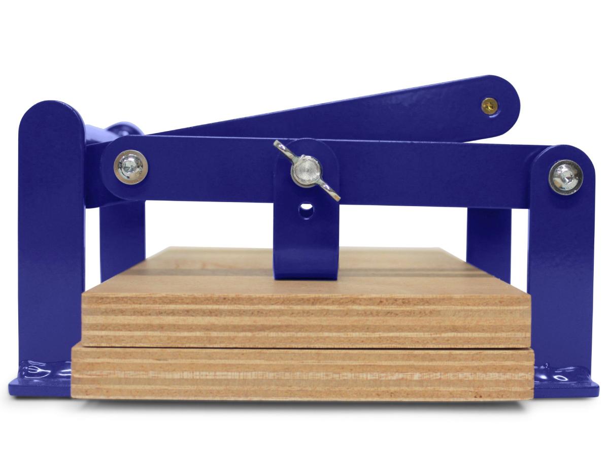 WOODZILLA  HANDHEBEL DRUCKPRESSE A5 BLAU 2