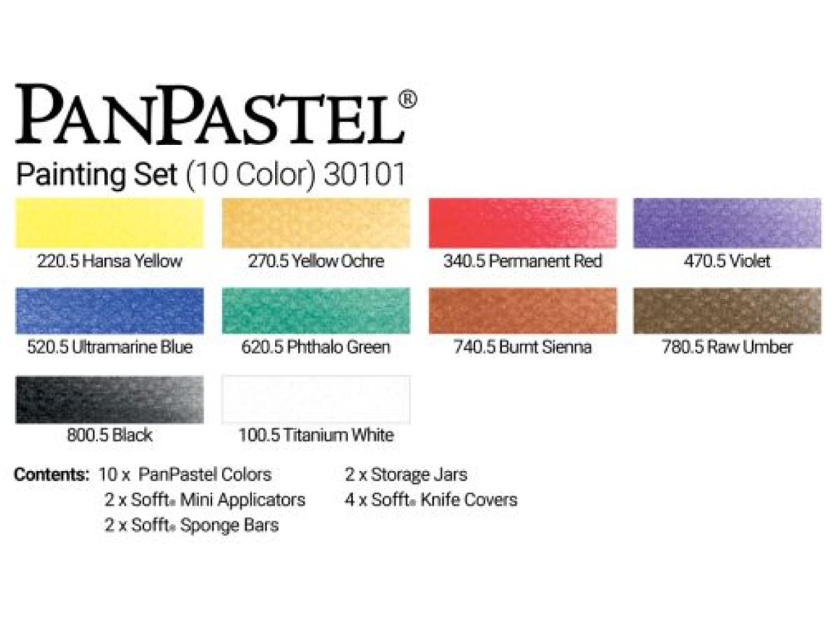 PANPASTEL SET PAINTING 10X 3