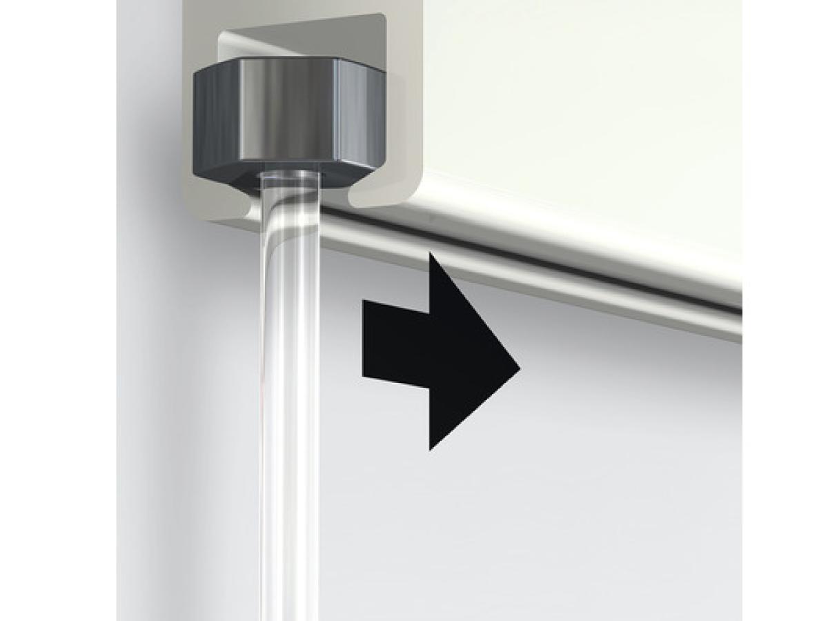 ARTI TEQ KOMPLETTPAKET 200CM KLICK SCHIENE RAL9010 WEISS 3