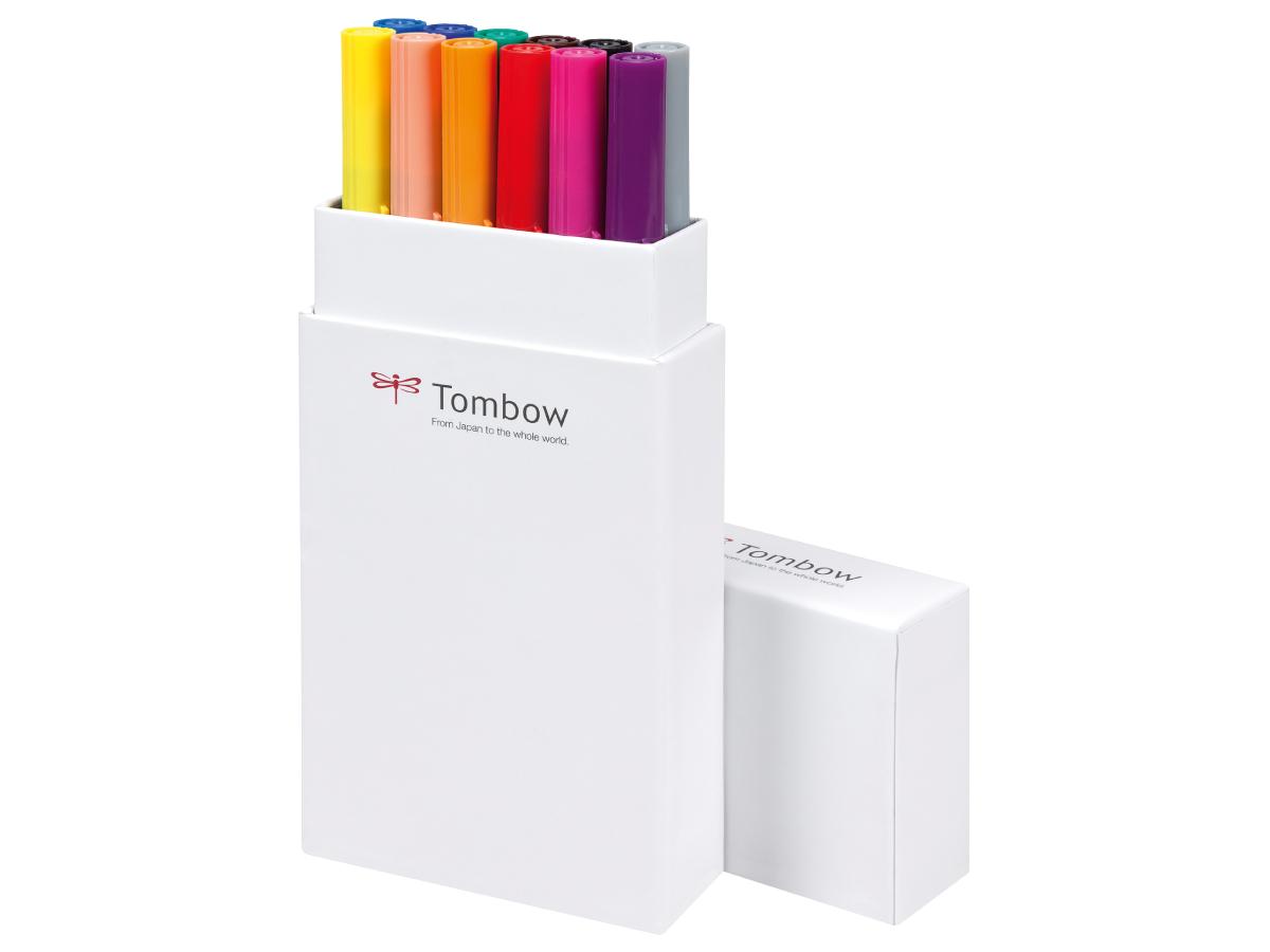 TOMBOW ABT DUAL BRUSH PEN BASIC 12ER SET 3
