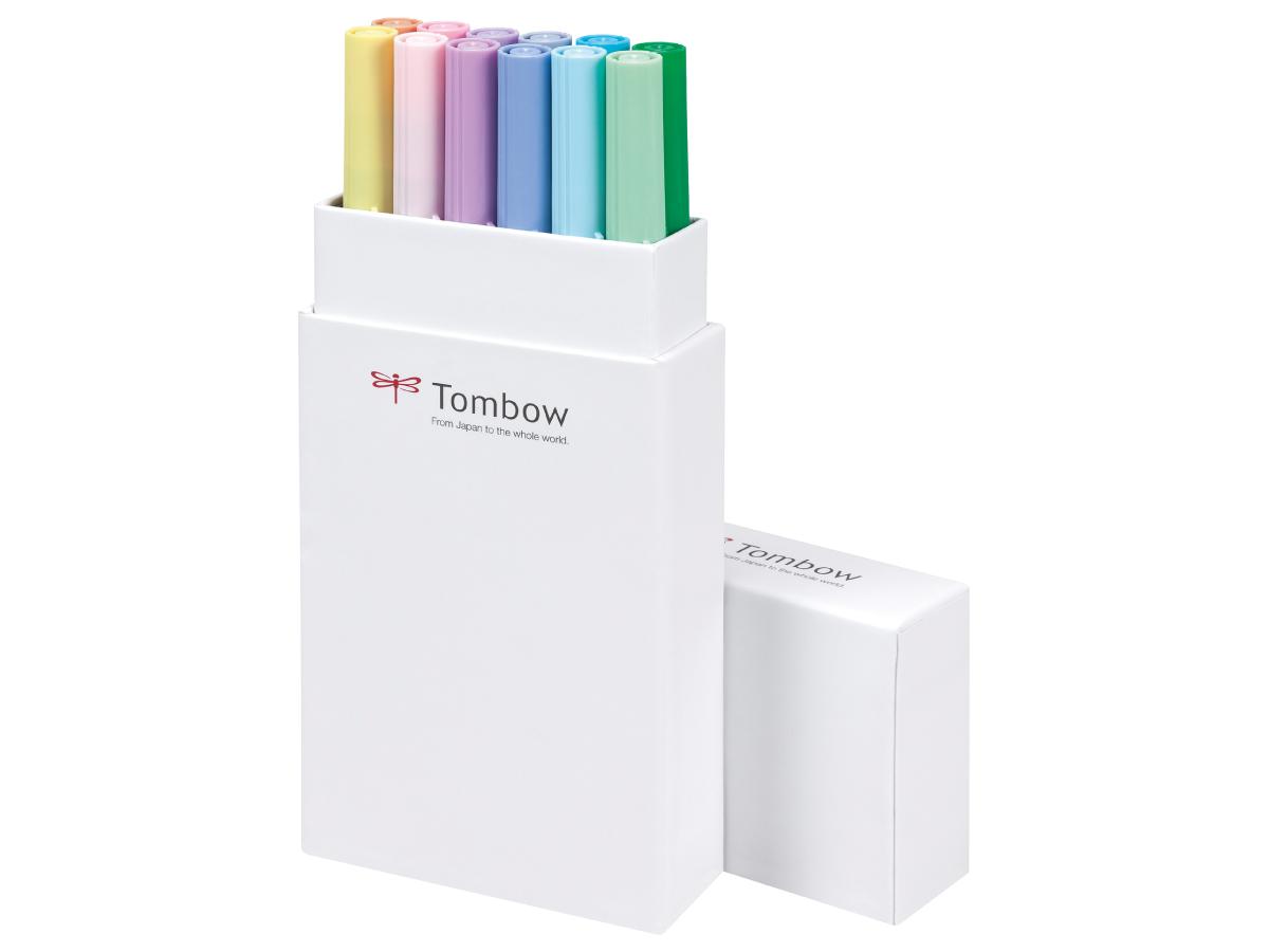 TOMBOW ABT DUAL BRUSH PEN PASTEL12ER SET 3