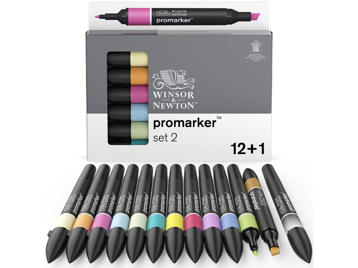 WINSOR & NEWTON PROMARKER SET NR.2 12X+1BLENDER 3