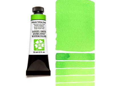 DANIEL SMITH S1 AQUARELLFARBE 15ML 124 PHTHALO YELLOW GREEN 2