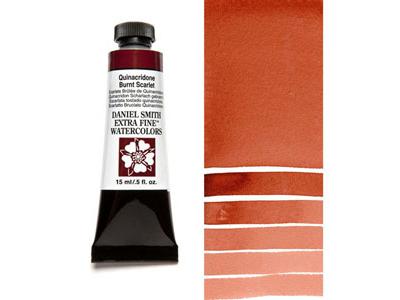 DANIEL SMITH S2 AQUARELLFARBE 15ML 087 QUINACR.BURNT SCARLET 2