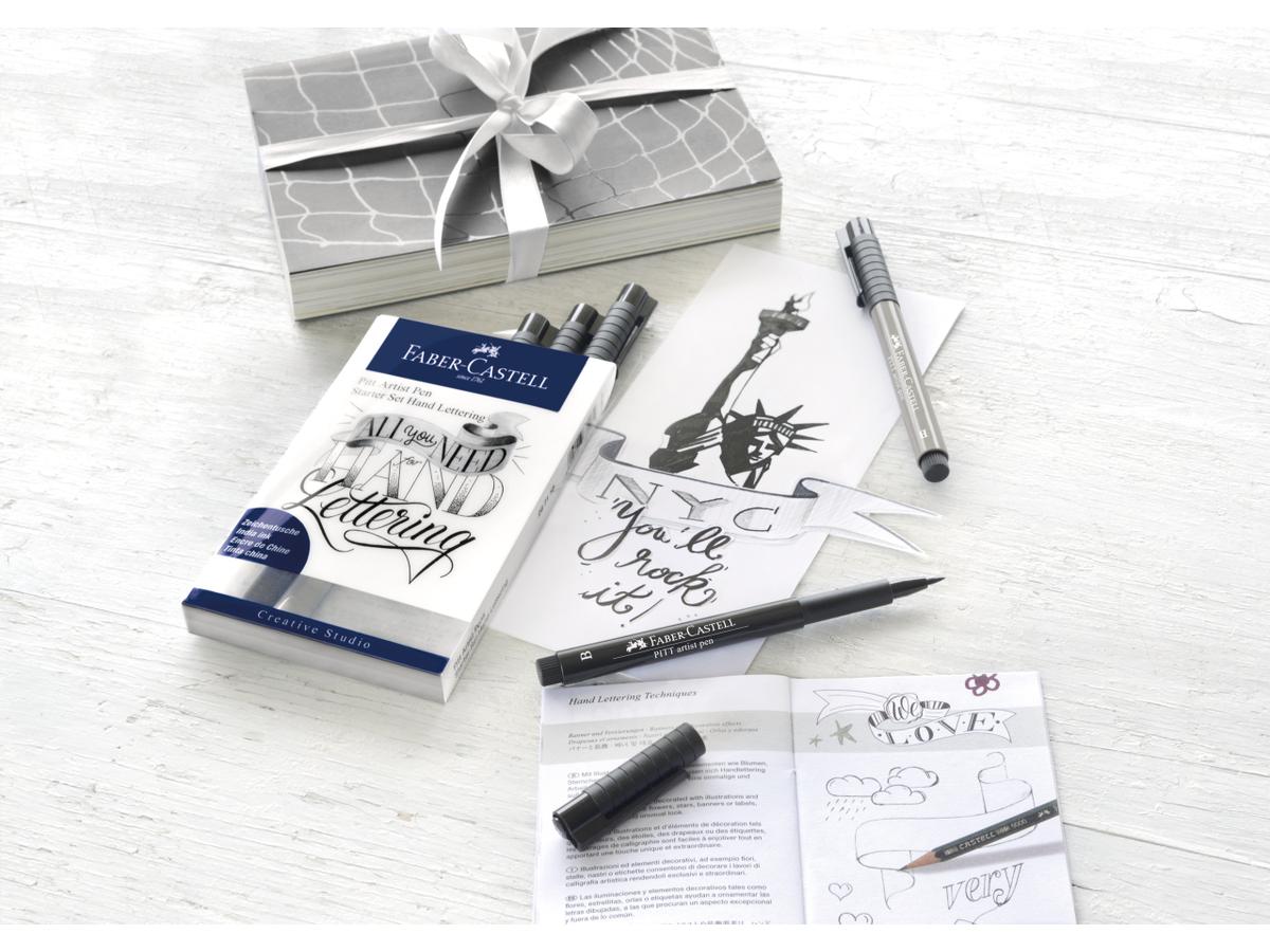 FABER-CASTELL ARTIST PEN SET HANDLETTERING 8 STÜCK 2