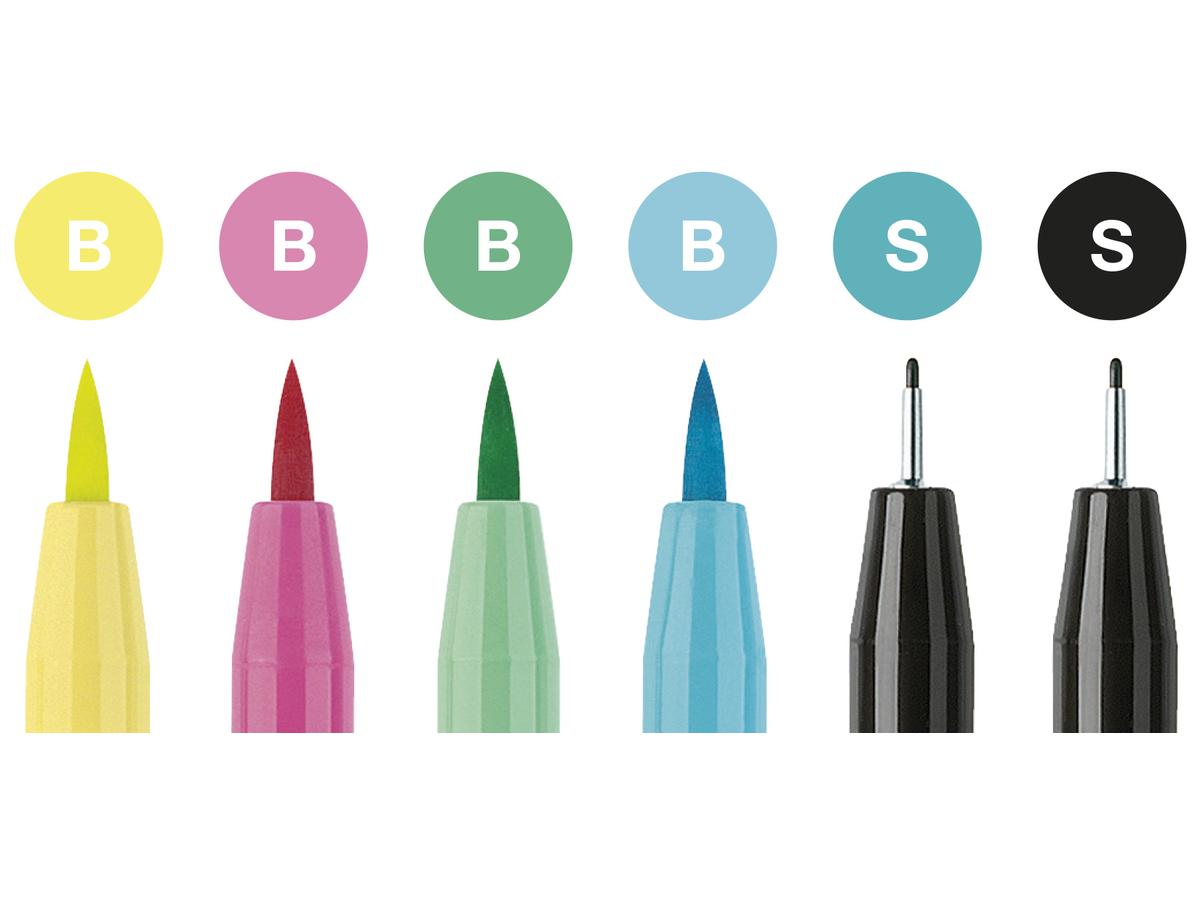 FABER-CASTELL PITT ARTIST PEN HANDLETTERING 6-TEIL.I 2