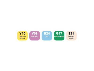 COPIC CIAO MARKERSET 5+1 MULTILINER MANGA 1 2