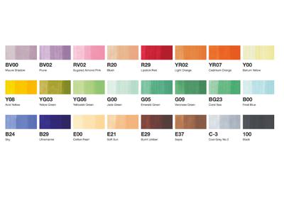 COPIC CIAO MARKERSET 24-ER 2