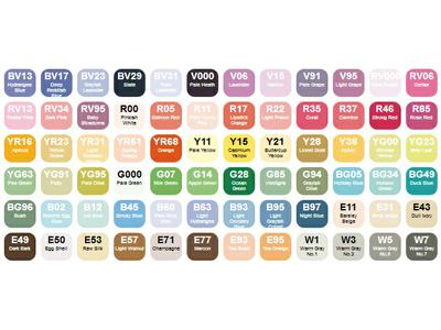 COPIC CIAO 72-ER MARKERSET B 2