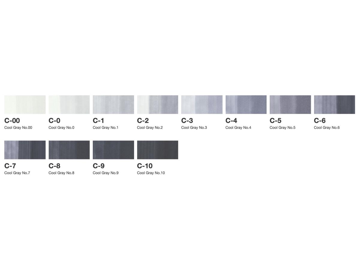 COPIC SKETCH MARKERSET 12-ER COOL GREY 2