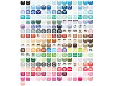 COPIC SKETCH KOFFER MIT 358 SKETCH MARKER 2