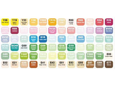 COPIC CLASSIC MARKERSET C 72X 2