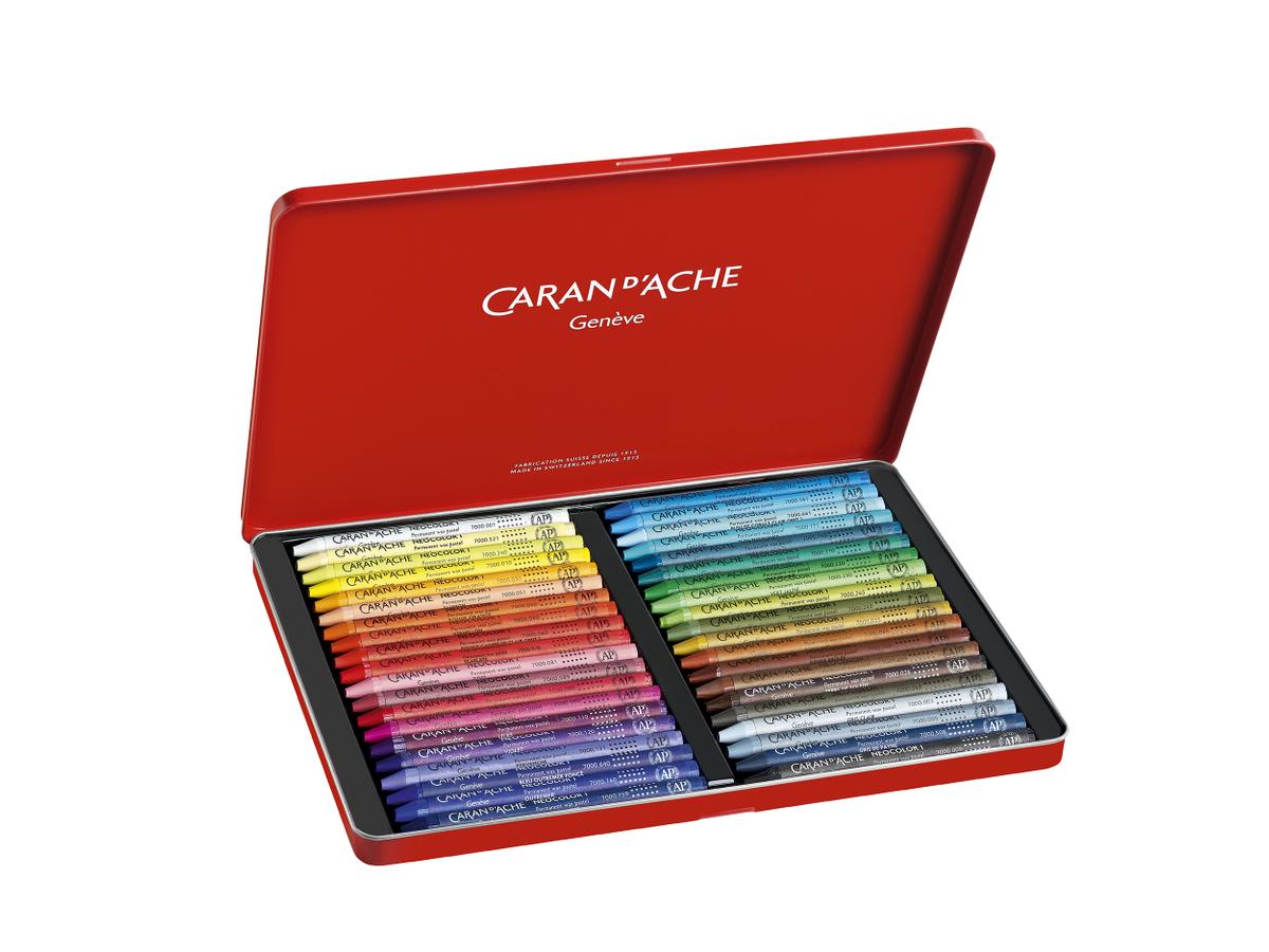 CARAN D'ACHE NEOCOLOR I WACHS PASTELLE 40 STÜCK 2