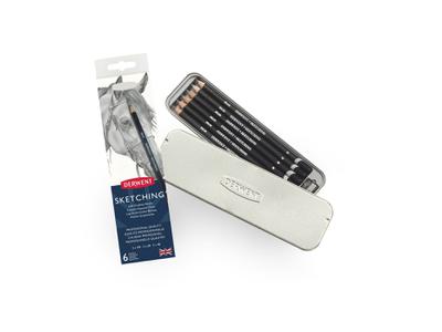 DERWENT SKETCHING BLEISTIFTE SET 6X 2