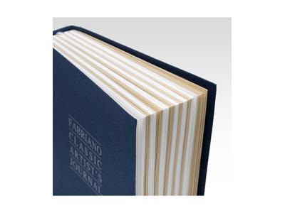 FABRIANO ARTIST'S JOURNAL INGRES 12X16CM 90GRAM ICE+IVORY 2